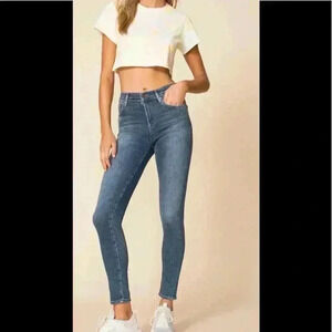 AGOLDE Sophie Mid Rise Ankle Skinny Jeans Sz 25